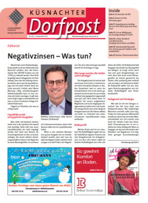 Küsnachter Dorfpost Nr. 391 vom 8. Dezember 2021