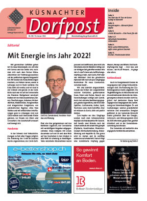 Küsnachter Dorfpost Nr. 391 vom 8. Dezember 2021