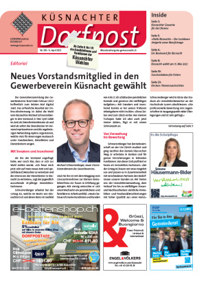 Küsnachter Dorfpost Nr. 395 vom 6. April 2022