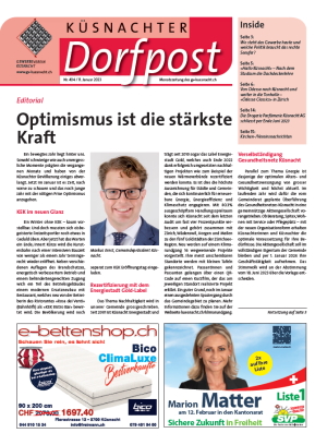 Küsnachter Dorfpost Nr. 404 vom 11. Januar 2023