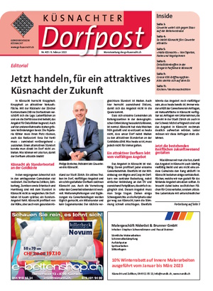 Küsnachter Dorfpost Nr. 405 vom 7. Februar 2023