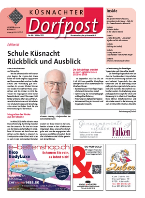 Küsnachter Dorfpost Nr. 406 vom 8. März 2023