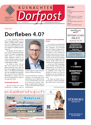 Küsnachter Dorfpost Nr. 414 vom 1. November 2023