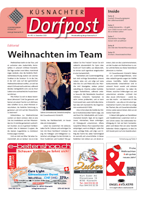 Küsnachter Dorfpost Nr. 414 vom 1. November 2023