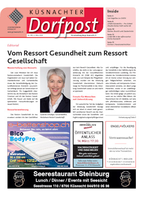 Küsnachter Dorfpost Nr. 416 vom 6.März 2024