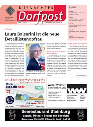 Küsnachter Dorfpost Nr. 419 vom 3. April 2024