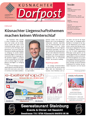 Küsnachter Dorfpost Nr. 420 vom 8. Mai 2024